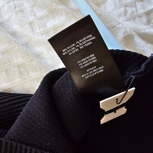 Aritzia Babaton Sculpt Knit Halter Top - 2021 - Black - Sz S - NWT - Picture 8 of 12